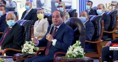 السيسى: خطة جديدة لأراضى الدولة لتنفيذ النمو الرأسى وتوفير شقق للمصريين 