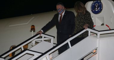صور.. وزير الخارجية الأمريكى يصل اليونان فى بداية جولة أوروبية مصغرة