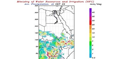 بالخرائط.. تعرف على حالة الطقس فى منابع نهر النيل حتى الأربعاء المقبل