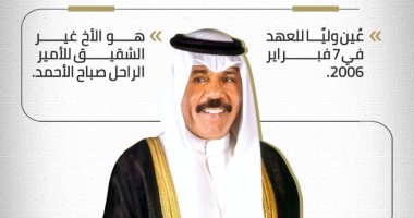 من هو أمير الكويت الجديد الشيخ نواف الأحمد الجابر المبارك الصباح؟.. إنفوجراف