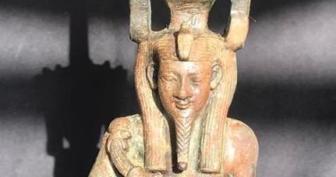 تمثال من البرونز للإله نفرتوم أحدث اكتشافات البعثة الأثرية فى سقارة