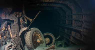 تاريخ تحت الماء.. العثور على حطام سفينة تعود للحرب العالمية الثانية عام 1945