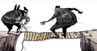 كاريكاتير صحيفة سعودية يسلط الضوء على عدم الاستقرار الأمنى فى العراق 