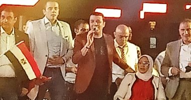 مصطفى كامل يشعل احتفالات نصر أكتوبر ودعم الدولة والرئيس بالشرقية.. فيديو وصور