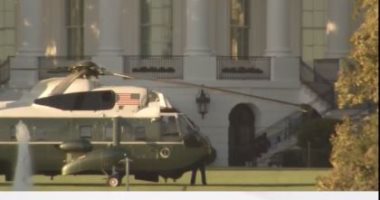 استعدادات نقل ترامب إلى مستشفى "والتر ريد" العسكرى.. فيديو