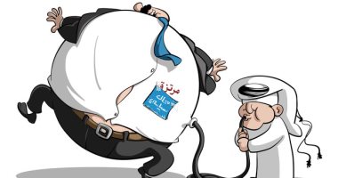 كاركاتير صحيفة سعودية.. المحللون السياسيون " مرتزقة" فى القنوات المعادية