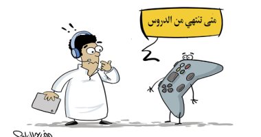 كاركاتير الجزيرة السعودية.. أجهزة الكمبيوتر " اشتكت " من كورونا 