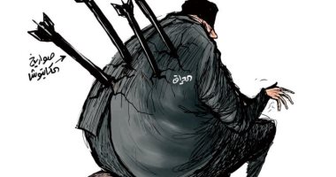 كاريكاتير صحيفة سعودية.. الصواريخ تلاحق بغداد