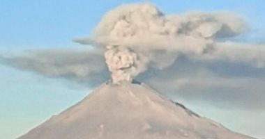 ظهور رماد بركانى على هيئة جمجمة بسماء المكسيك .. اعرف القصة "صور"