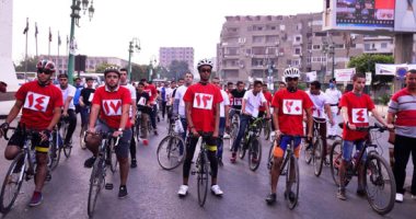 انطلاق ماراثون الدراجات بمناسبة احتفالات نصر أكتوبر بأسيوط.. فيديو وصور