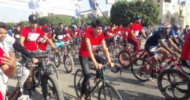 وزير الرياضة يطلق مهرجان الدراجات بمشاركة 20 ألف شاب فى محافظات الجمهورية