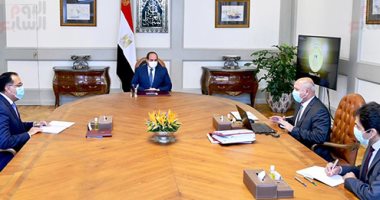الرئيس السيسى يوجه بدعم المخصصات المالية اللازمة لمشروعات وزارة النقل   