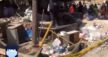 شاهد آثار الدمار على مدينة الأهواز بعد انفجار ناجم عن تسرب غاز .. فيديو