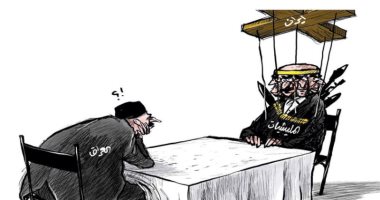 كاريكاتير صحيفة سعودية.. العراق تفاوض إيران وميليشياتها لتهدئة الوضع الأمنى