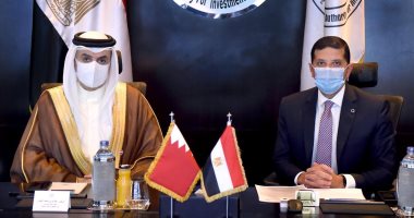 رئيس هيئة الاستثمار يبحث مع سفير البحرين سبل تعزيز الاستثمارات البحرينية فى مصر