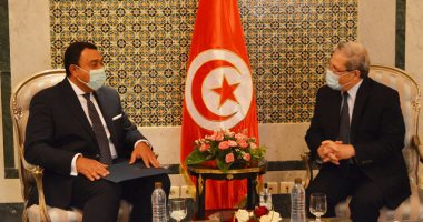 سفير مصر فى تونس يبحث مع " الجرندى" آليات دعم تحقيق الاستقرار بليبيا