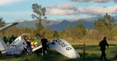 "معجزة".. الناجى الوحيد من تحطم طائرة فى كولومبيا طفل عمره عام .. صور