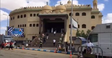مسجد المصطفى قبل افتتاحه بمناسبة العيد القومى للسويس.. فيديو