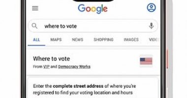 جوجل تظهر مواقع الاقتراع فى البحث والخرائط قبل الانتخابات الأمريكية