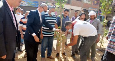 محافظ القليوبية يشارك بمبادرة "مصر الجميلة" لتجميل وزرع الأشجار بالشوارع