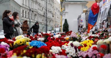 نصب تذكارى مؤقت فى موسكو لتأبين ضحايا الحرب بين أرمنيا واذربيجان ..ألبوم صور 