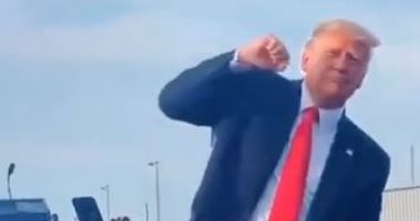 حساب حملة دونالد ترامب ينشر فيديو خلال رقصه بأحد التجمعات الانتخابية