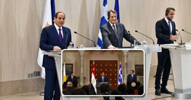 قمة الأصدقاء..أهم رسائل الرئيس السيسى بالقمة الثلاثية بين مصر وقبرص واليونان