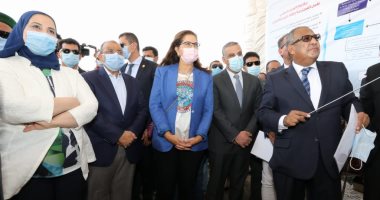 وزيرة التخطيط تفتتح وحدة المعالجة الثلاثية للصرف الصحي بمحافظة سوهاج 