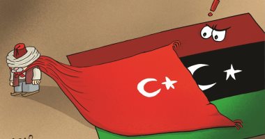 تركيا تسعى إلى طمس الهوية الليبية فى كاريكاتير إماراتى