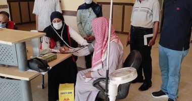 تنفيذ مبادرة رئيس الجمهورية لفحص وعلاج الأمراض المزمنة بمناطق وسط سيناء ..صور