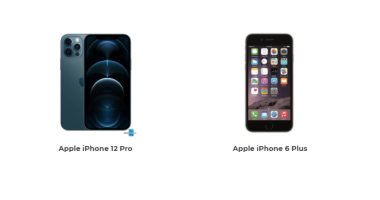 إيه الفرق.. أبرز الاختلافات بين هاتفى iPhone 12 Pro و iPhone 6 Plus