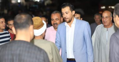 جولة انتخابية لـ"حسن ضوه" مرشح تنسيقية شباب الأحزاب بمنيا القمح.. صور