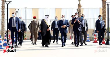 الرئيس السيسى يفتتح 6 مشروعات تنموية على أرض الفيروز