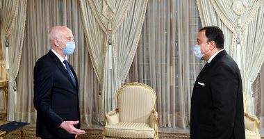 سفير مصر لدى تونس يقدم أوراق اعتماده إلى قيس سعيد في قصر قرطاج