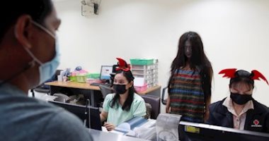 دراكولا يتبرع بالدماء.. انطلاق حملة خيرية بزي الهالوين في تايلاند.. ألبوم صور