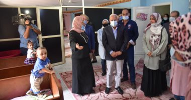 صور.. محافظ بورسعيد يتفقد تطوير جمعية تحسين الصحة لرعاية الأيتام .. صور