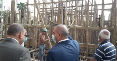 رئيس جامعة الأزهر يتفقد إنشاءات مسجد جديد يقام بالجهود الذاتية فى الحرم الجامعى