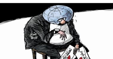 كاريكاتير صحيفة سعودية.. الشرق الأوسط يترقب الانتخابات الأمريكية