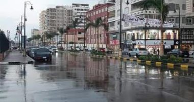 سقوط أمطار على بورسعيد والأحياء ترفع درجة الاستعداد لمواجهة