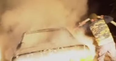 لقطات فيديو لقصف ليلي على مدينة ستيباناكيرت في قره باخ واحتراق ممتلكات