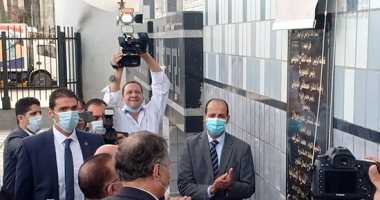 وزير العدل يشهد أول جلسة قضائية عن بعد بالإسكندرية.. صور