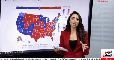الخريطة التفاعلية والأرقام.. تليفزيون اليوم السابع يشرح الموقف الحالي للانتخابات الأمريكية