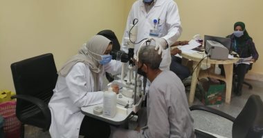 توقيع الكشف الطبى على 550 مواطن من أهالى مدينة الأقصر