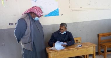 أهالى أبعد قرية فى شمال سيناء يسجلون حضورهم فى انتخابات النواب بقوة.. صور