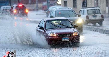 الأرصاد: أمطار غزيرة ومتواصلة على الإسكندرية تخف حدتها الاثنين