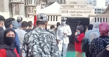 تزايد أعداد الناخبين أمام لجان انتخابات مجلس النواب بحدائق القبة.. صور