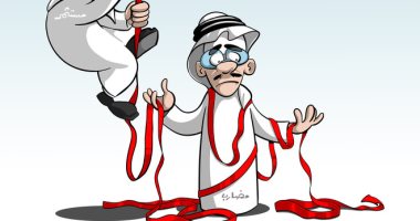 المستثمر يتفوق على المضارب فى الأسواق المالية بكاريكاتير سعودى