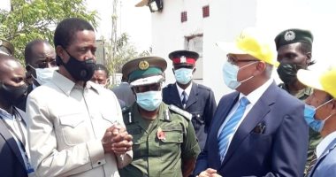 الرئيس الزامبي يتفقد مشروع المزرعة المصرية الزامبية المشترك
