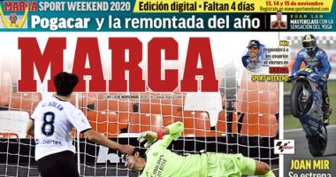 صحف إسبانيا تصف ريال مدريد بـ "الكارثى" بعد رباعية فالنسيا.. صور 