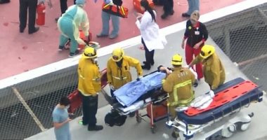 تحطم مروحية على سطح مستشفى تحمل قلب "مُتبرع به" لمريض.. فيديو